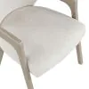 New Classic D4128-25 Gwendolyn - Upholstered Arm Chair (Set of 2) - Cerused Taupe