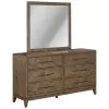 Liberty Furniture 936-BR-DM Shaker Lakes - Dresser & Mirror - Harvest Brown