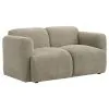 Coaster Fine Furniture 509815 Dorset - Fabric Upholstered Round Track Arm Loveseat - Brown