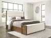 Benchcraft® B863B5 Marxmore - California King Upholstered Storage Bed - Brown