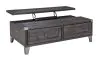 Ashley Furniture T901-9 Todoe - Lift Top Cocktail Table - Dark Gray