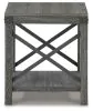 Ashley Furniture T175-2 Freedan - Square End Table - Grayish Brown
