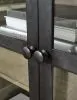 Ashley Furniture A4000507 Ashley Furniture A4000507 Lenston - Accent Cabinet with 2 Doors - Black / Gray