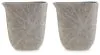 Ashley Furniture A2000608 Ardenley - Vase (Set of 2) - Antique Gold Finish 14.63