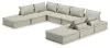 Ashley Furniture A3000244A8 Bales - 8-Piece Modular Seating - Taupe