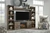 Ashley Furniture EW0446W9 Trinell - 4-Piece Entertainment Center With 60