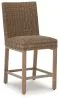 Ashley Furniture P749-130 Walton Bridge - Barstool (Set of 2) - Driftwood