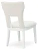 Ashley Furniture D822-01 Chalanna - Dining Upholstered Side Chair (Set of 2) - White