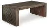Ashley Furniture T567-1 Dreggan - Rectangular Cocktail Table - Brown