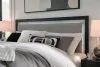 Ashley Furniture PCB1115-58 Ashley Furniture PCB1115-58 Maeling - King Upholstered Panel Headboard - Black / Gray