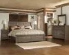 Ashley Furniture B251B9 Juararo - King Panel Bed - Dark Brown