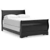 Ashley Furniture B128B9 Huey Vineyard - Full Sleigh Bed - Black