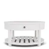 Riverside Furniture 30704 Rosalie - Round Cocktail Table - White