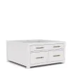 Riverside Furniture 30732 Rosalie - Collectors Cocktail Table - White