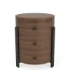Riverside Furniture 46412 Riverside Furniture 46412 Nova - Chairside Table - Nouveau Walnut