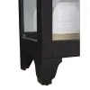 Pulaski Furniture 21218 PFC Curios - Lighted Gallery Style 5 Shelf Curio Cabinet - Onyx Black
