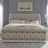 Liberty Furniture 520-BR-KUSL Liberty Furniture 520-BR-KUSL Abbey Park - King Upholstered Sleigh Bed - Antique White