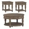 Liberty Furniture 244N-OT-3PCS Magnolia Manor - 3 Piece Table Set - Weathered Bisque