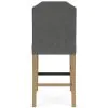 Riverside Furniture 92617 Riverside Furniture 92617 Mix-N-Match Chairs - Clipped Top Upholstered Stool (Set of 2) - Dark Gray