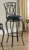 CoasterEveryday 122060 Adamsville - Upholstered Swivel Bar Stool - Black