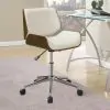 CoasterEveryday 800613 Addington - Upholstered Adjustable Office Desk Chair - Ecru