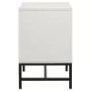Coaster Fine Furniture 224862 Sonora - 2-Drawer Nightstand Bedside Table - White