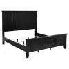 CoasterEssence 201321KEN-S4 Sandy Beach - 4 Piece Eastern King Panel Bedroom Set - Black