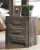 Ashley Furniture B440/58/56/99/92(2) Ashley Furniture B440/58/56/99/92(2) Wynnlow - 5 Pc. - King Crossbuck Panel Bed, 2 Nightstands - Gray