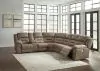 Ashley Furniture 83106S3 Ashley Furniture 83106S3 Ravenel - 4-Piece Power Reclining Sectional With Laf Power Reclining Loveseat With Console - Fossil