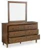 Ashley Furniture B615B1 Lyncott - Dresser And Mirror - Brown