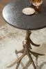 Ashley Furniture A4000606 Lemkins - Accent Table - Black / Antique Gold Finish