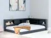 Ashley Furniture EB1528B4 Ashley Furniture EB1528B4 Simmenfort - Full Bookcase Storage Bed - Navy Blue