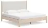 Ashley Furniture B2615B7 Ashley Furniture B2615B7 Cadmori - King Upholstered Panel Bed - Two-tone