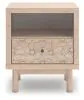 Ashley Furniture PCB1566-91 Arloster - One Drawer Night Stand - Tan
