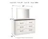 Ashley Furniture B1190B1 Ashley Furniture B1190B1 Gerridan - Dresser, Mirror - White / Gray
