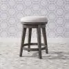 Liberty Furniture 406-OT9003 Modern Farmhouse - Console Swivel Stool - Dusty Charcoal