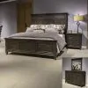 Liberty Furniture 297-BR-KPBDMN Liberty Furniture 297-BR-KPBDMN Paradise Valley - 4 Piece Bedroom Set (King Panel Bed, Dresser & Mirror, Nightstand) - Saddle Brown