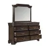 New Classic B493B-060 Lyndhurst - Landscape Mirror - Walnut