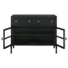CoasterElevations 951761 Sadler - 2-Drawer Metal Accent Storage Cabinet - Matte Black