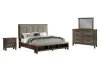 New Classic 00-594G-34N New Classic 00-594G-34N Cagney - 5/0 Queen 4 Piece Bedroom Set (Bed & Dresser & Mirror & Nightstand) - Vintage