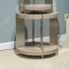 Liberty Furniture 754-OT1020 Liberty Furniture 754-OT1020 Harlow - Round End Table - Sandstone & Satin Nickel