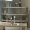 Liberty Furniture 754-OT1030 Harlow - Sofa Table - Sandstone & Satin Nickel