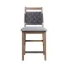 Intercon OS-BS-1370C-WCT-K24 Oslo - Woven Stool - Weathered Chestnut