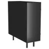 Coaster Fine Furniture 950385 Dalia - 2 Door Accent Storage Cabinet With Shelving - Black