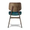 New Classic D1651-20-FGR Oscar - Chair With Cushion (Set of 2) - Walnut / Forest Green