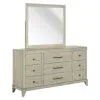 Liberty Furniture 694-BR-DM New Haven - Dresser & Mirror - Sanctuary White