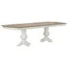 Liberty Furniture 244-DR-2PS Magnolia Manor - Double Pedestal Table - Antique White