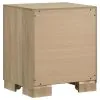 Coaster Fine Furniture 223112 Arielle - 2-Drawer Bedroom Nightstand With Casters - Light Oak