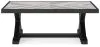 Ashley Furniture P792-701 Beachcroft - Rectangular Cocktail Table - Black / Light Gray