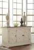 Ashley Furniture D647/25/01(6)/60/76(3) Ashley Furniture D647/25/01(6)/60/76(3) Bolanburg - 11 Pc. - Dining Room Table, 6 Side Chairs, Server, 3 Cabinets - Beige